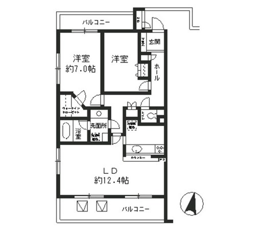 Ｓｕｎ　Ｆｉｅｌｄ与野の物件間取画像